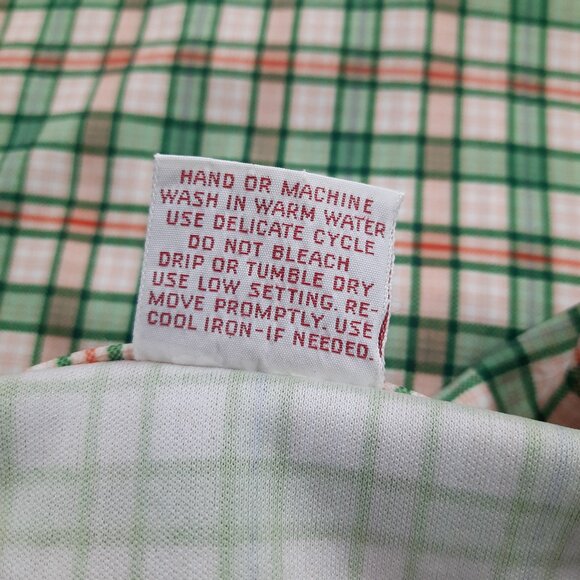 Vtg 70s Christmas plaid shirt - Graff brand - Picture 9 of 10